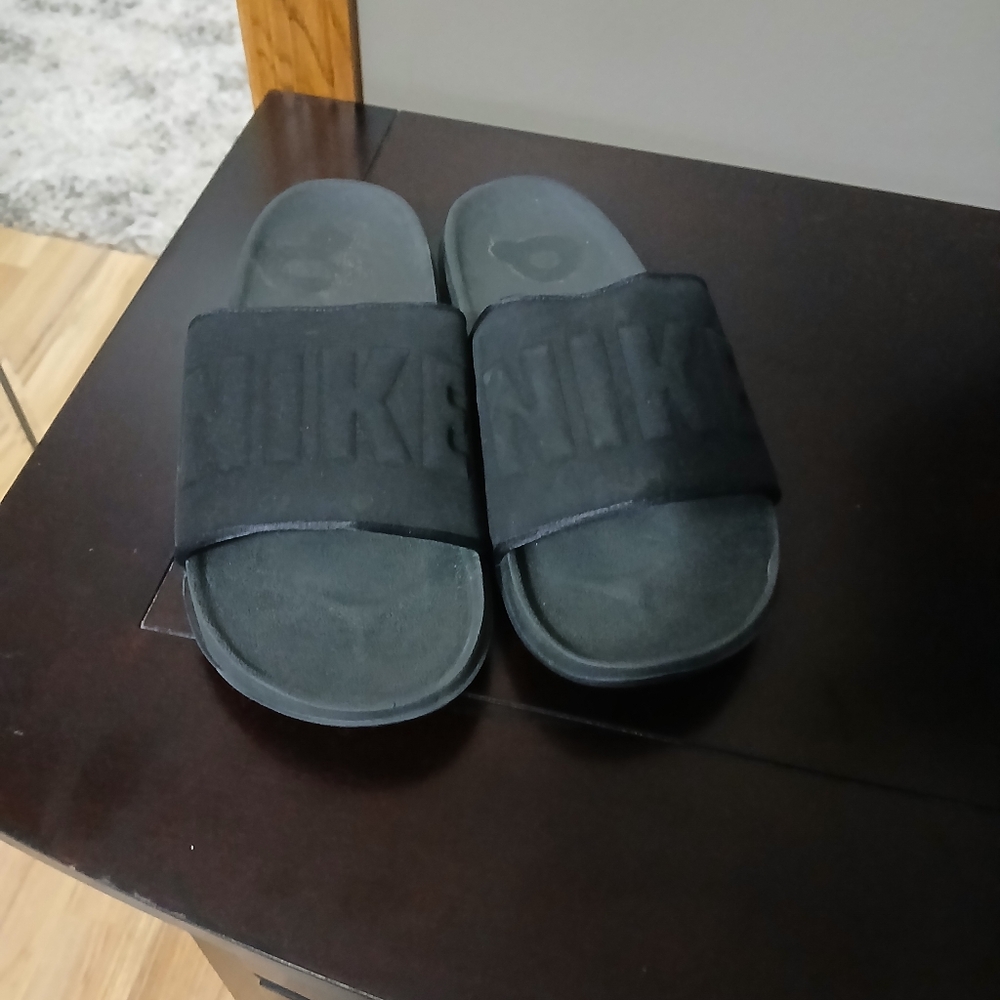 Nike Black Slide Sandals